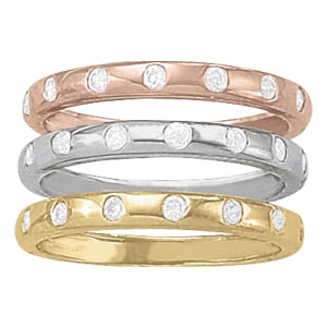14K White Gold 1/10 ct tw Diamond Wedding Ring