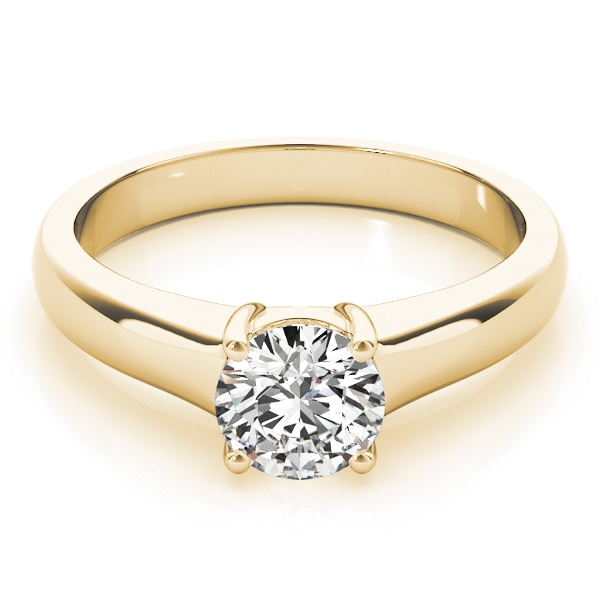 14K Yellow Gold 1 ct tw Solitaire Diamond Engagement Ring