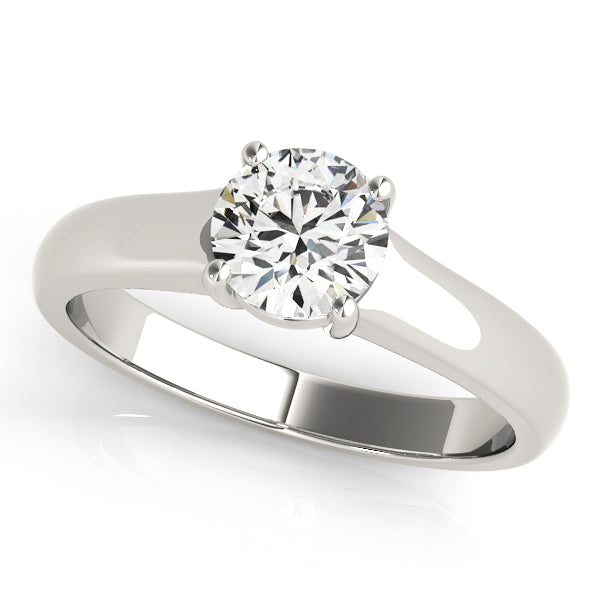 1.0 CT Round Diamond Solitaire Engagement Ring