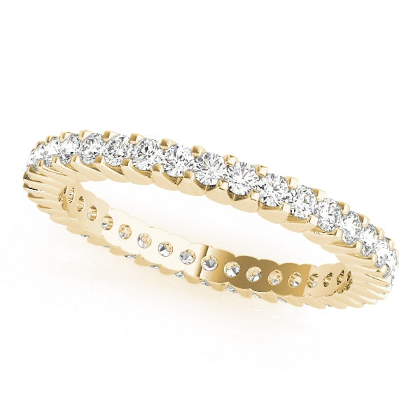 18K Yellow Gold 3/4 ct tw Diamond Wedding Ring
