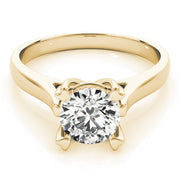 18K Yellow Gold 1 ct tw Solitaire Diamond Engagement Ring