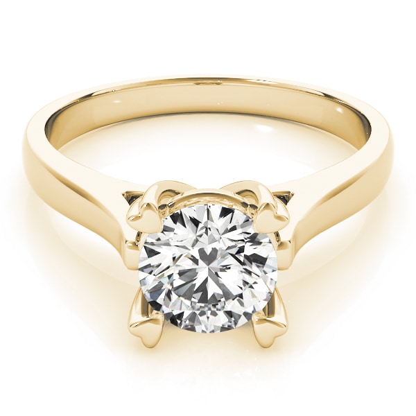 18K Yellow Gold 1 ct tw Solitaire Diamond Engagement Ring