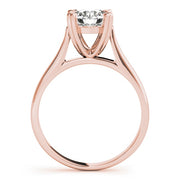 18K Rose Gold 1 ct tw Solitaire Diamond Engagement Ring
