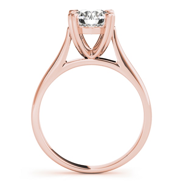 18K Rose Gold 1 ct tw Solitaire Diamond Engagement Ring
