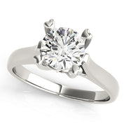 1.0 CT Round Diamond Engagement Solitaire Ring