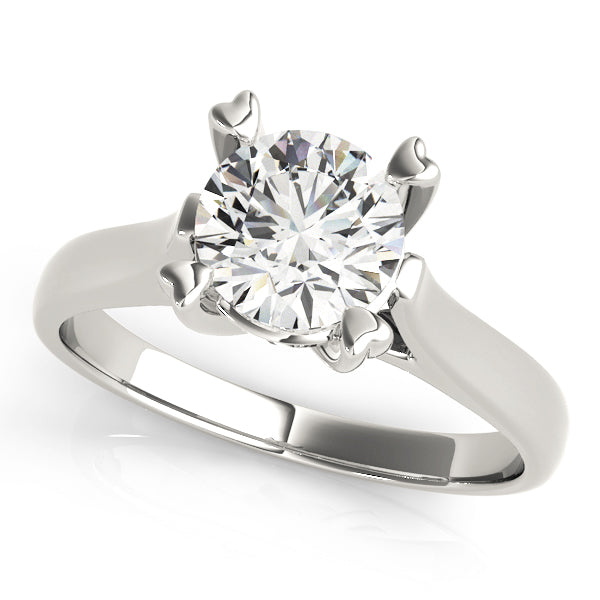1.0 CT Round Diamond Engagement Solitaire Ring