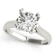 Platinum 1 ct tw Solitaire Diamond Engagement Ring