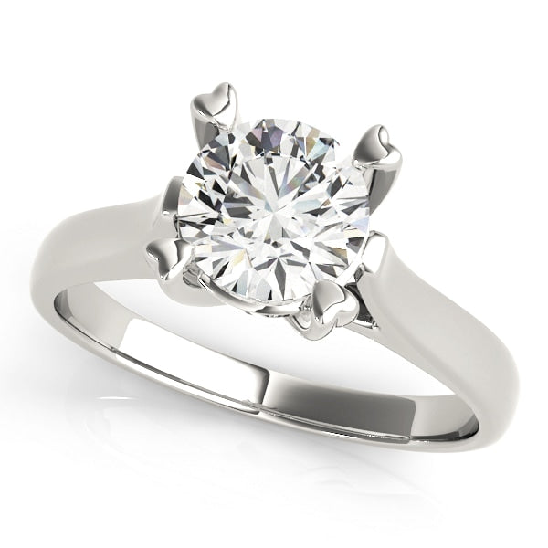 Platinum 1 ct tw Solitaire Diamond Engagement Ring