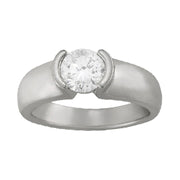 1.0 CT Round Diamond Engagement Solitaire Ring
