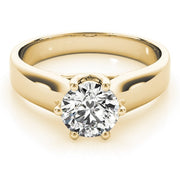18K Yellow Gold 1 ct tw Solitaire Diamond Engagement Ring