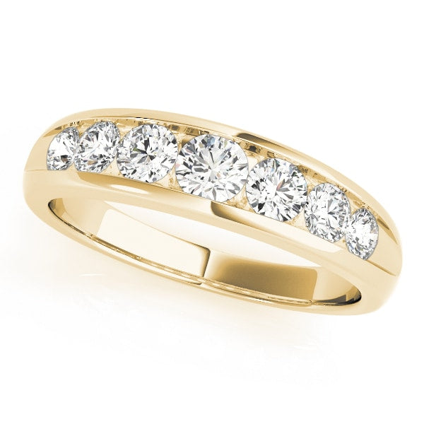 18K Yellow Gold 1 ct tw Diamond Wedding Ring