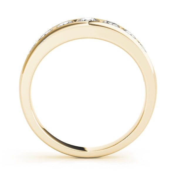 18K Yellow Gold 1 ct tw Diamond Wedding Ring