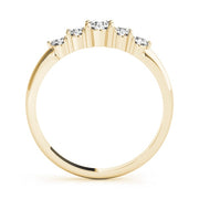 14K Yellow Gold 3/4 ct tw Diamond Wedding Ring