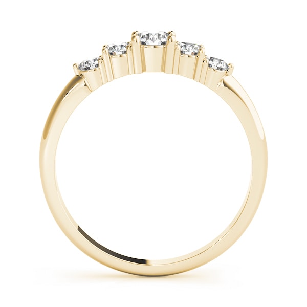 14K Yellow Gold 3/4 ct tw Diamond Wedding Ring