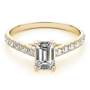 14K Yellow Gold 1/2 ct tw Trellis Diamond Engagement Ring