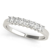 Princess Diamond Multi-Stone Wedding Band