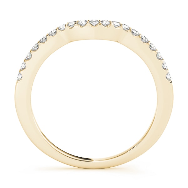 14K Yellow Gold 1/5 ct tw Diamond Wedding Ring
