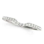 14K White Gold 1/5 ct tw Diamond Wedding Ring