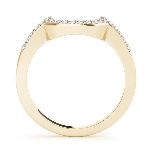 18K Yellow Gold 1/6 ct tw Diamond Wedding Ring