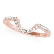 14K Rose Gold Diamond Wedding Ring
