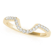 14K Yellow Gold 1/6 ct tw Diamond Wedding Ring