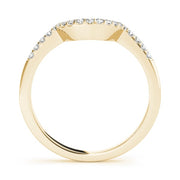 14K Yellow Gold 1/6 ct tw Diamond Wedding Ring