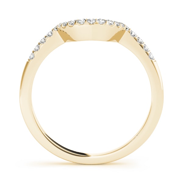 14K Yellow Gold 1/6 ct tw Diamond Wedding Ring