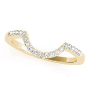 14K Yellow Gold Diamond Wedding Ring