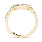 18K Yellow Gold 1/8 ct tw Diamond Wedding Ring