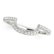 Platinum 1/5 ct tw Diamond Wedding Ring