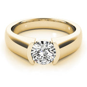 18K Yellow Gold 1 ct tw Solitaire Diamond Engagement Ring