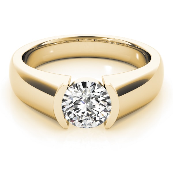 18K Yellow Gold 1 ct tw Solitaire Diamond Engagement Ring