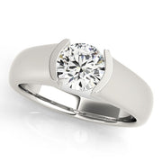 14K White Gold 1 ct tw Solitaire Diamond Engagement Ring
