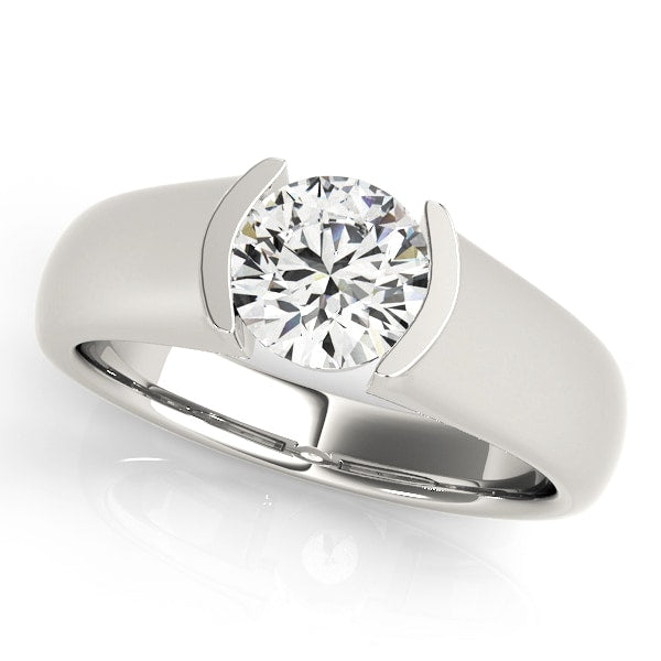 14K White Gold 1 ct tw Solitaire Diamond Engagement Ring