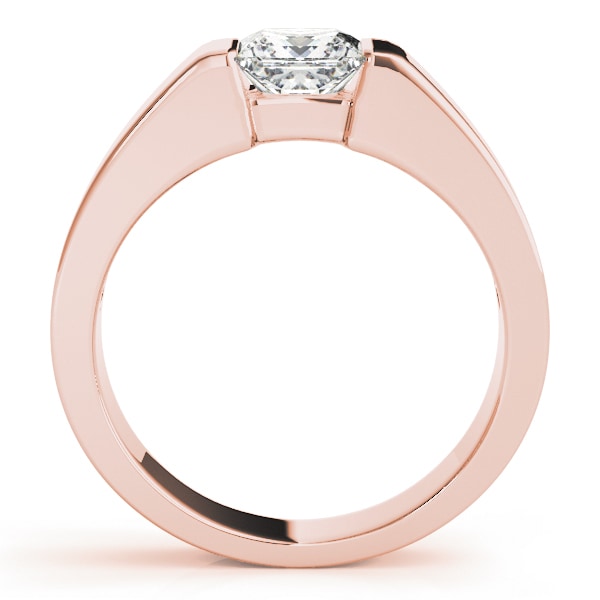 18K Rose Gold 5/8 ct tw Solitaire Diamond Engagement Ring