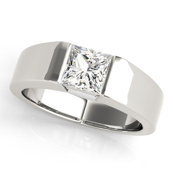 0.6CT Princess Diamond Solitaire Ring