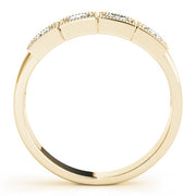 14K Yellow Gold 1/3 ct tw Three Stone Diamond Engagement Ring
