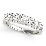 Round Diamond Wedding Ring in Precious Metals
