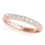 18K Rose Gold 1 ct tw Diamond Wedding Ring