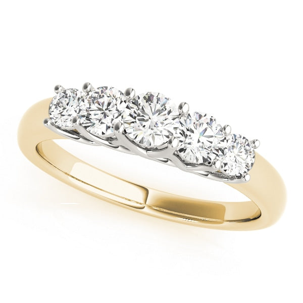 18K Yellow Gold 1 ct tw Diamond Wedding Ring