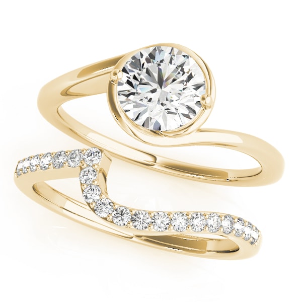 18K Yellow Gold 1 ct tw Solitaire Diamond Engagement Ring