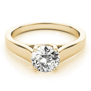 18K Yellow Gold 1 ct tw Solitaire Diamond Engagement Ring