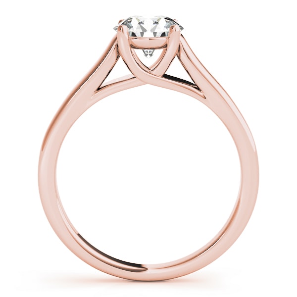 18K Rose Gold 1 ct tw Solitaire Diamond Engagement Ring