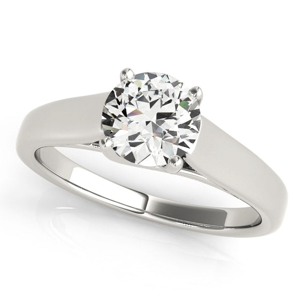 14K White Gold 1 ct tw Solitaire Diamond Engagement Ring