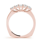 18K Rose Gold 7/8 ct tw Fancy Shape Diamond Wedding Ring
