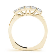 14K Yellow Gold 7/8 ct tw Fancy Shape Diamond Wedding Ring
