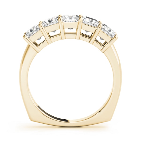18K Yellow Gold 1 1/3 ct tw Fancy Shape Diamond Wedding Ring