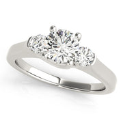 Platinum 1 ct tw Three Stone Diamond Engagement Ring