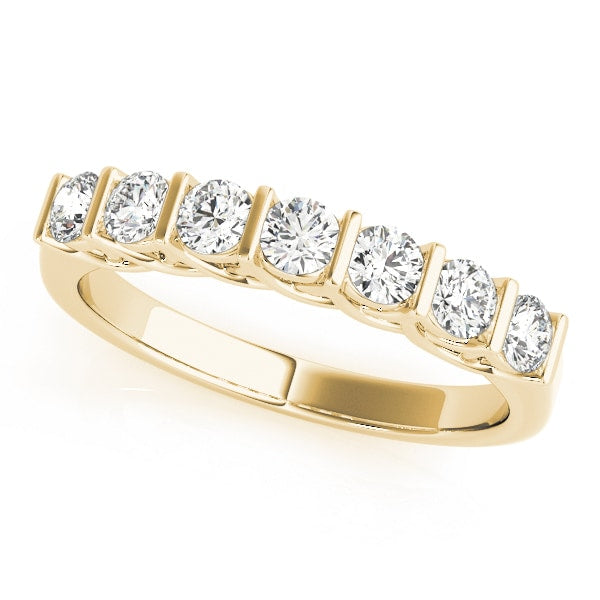 18K Yellow Gold 1 ct tw Diamond Wedding Ring