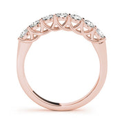 18K Rose Gold 1 ct tw Diamond Wedding Ring